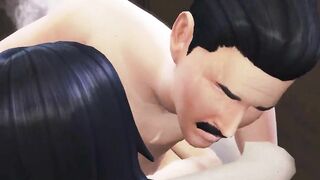 Bella Goth fucks her husband in bath (SIMS 4 PORN)