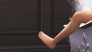 Bella Goth fucks her husband in bath (SIMS 4 PORN)