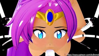 Machine Assisted Breeding - Shantae Futa Risky Facial Bondage Sex Machine Ahegao