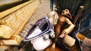 Big Breasts Elf Mama Goblin Surrender Service Seeding Sex 3D Hentai NSFW NTR Part 1