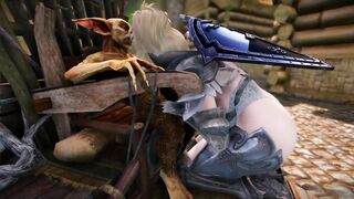 Big Breasts Elf Mama Goblin Surrender Service Seeding Sex 3D Hentai NSFW NTR Part 1