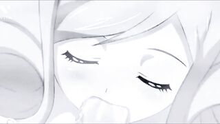 Masturbación y mamada hentai