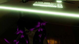 GF Lady plays with you while you try to game (teaser full vid on my fansly)