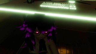 GF Lady plays with you while you try to game (teaser full vid on my fansly)