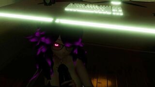 GF Lady plays with you while you try to game (teaser full vid on my fansly)