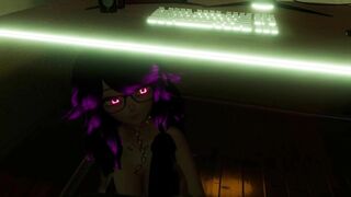 GF Lady plays with you while you try to game (teaser full vid on my fansly)