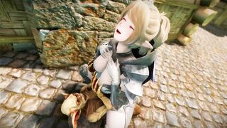 Big Breasts Elf Mama Fucked by Goblin Surrender Service Seeding Sex 3D Hentai NSFW NTR Part 4