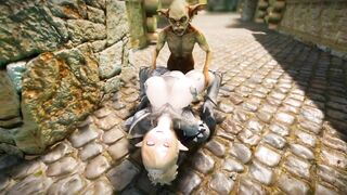 Big Breasts Elf Mama Fucked by Goblin Surrender Service Seeding Sex 3D Hentai NSFW NTR Part 4