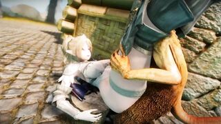 Big Breasts Elf Mama Fucked by Goblin Surrender Service Seeding Sex 3D Hentai NSFW NTR Part 4