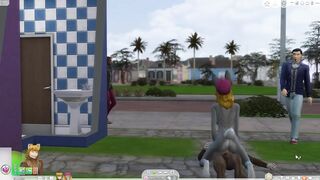 Wolf and Bunny Sims 4 Furry First Day of Summer
