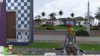 Wolf and Bunny Sims 4 Furry First Day of Summer