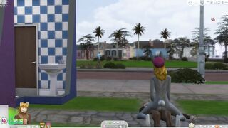 Wolf and Bunny Sims 4 Furry First Day of Summer