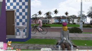 Wolf and Bunny Sims 4 Furry First Day of Summer