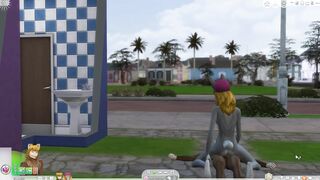 Wolf and Bunny Sims 4 Furry First Day of Summer