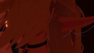 Futa Mommy throat fucks cute Elf