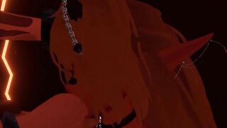 Futa Mommy throat fucks cute Elf