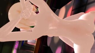 【MMD】Cake face - Izumi v2 & Gumi【R-18】