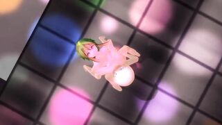 【MMD】Cake face - Izumi v2 & Gumi【R-18】