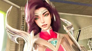 Sex in the subway station - Futanari animation
