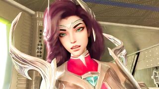 Sex in the subway station - Futanari animation