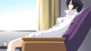 Hentai Teacher Masturbates with Sausage During Lunch Break