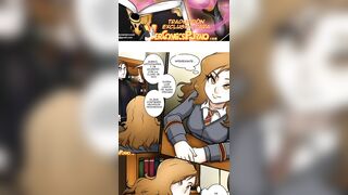 Adult Hermione Sexy Body Spell Has an Intense Orgasm - Parody Comic
