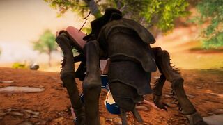 Mysterious Heroine Mushikan Conceived Green Forest Fucked by Robot 3D Hentai NSFW NTR Part 6