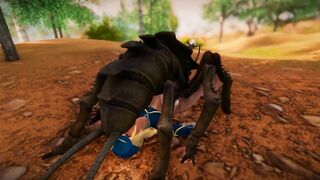 Mysterious Heroine Mushikan Conceived Green Forest Fucked by Robot 3D Hentai NSFW NTR Part 6