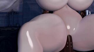 Secondlife | Hinata insane Titfuck & And Penetration Cosplay With BBC