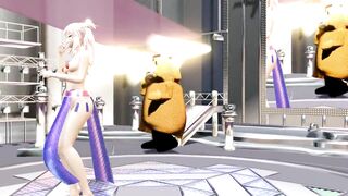 【MMD】Kanon-sans paradise Jodo【R-18】