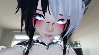Horny Babe Wants To Fuck On The Couch POV Lap Dance VRChat ERP Riding Dick Grinding Petite Slut