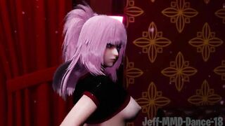 【MMD R-18 SEX DANCE】Angie,Danna hot juicy buttocks sweet intense pleasure delicious asses hot dance