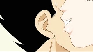 Dbz Bulma le tiene una sorpresa a Vegeta la cuál le encanta
