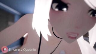 ASMR - VRChat Stepsister rides your dick and moans into your ear