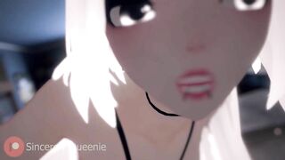 ASMR - VRChat Stepsister rides your dick and moans into your ear