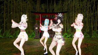 【Girls' Dancer】極楽浄土 - Reika/Ryoko/Mona/Susu