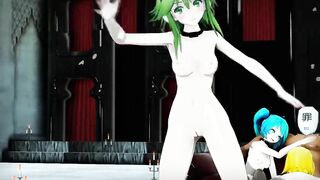 【MMD】GUMI at Tensu【R-18】