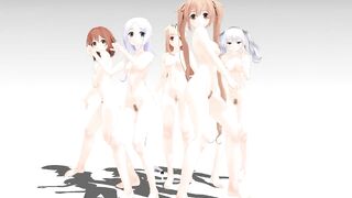 【MMD】Pump long type - Kimagure Mercy【R-18】