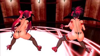 【MMD】ELECT with original succubus【R-18】