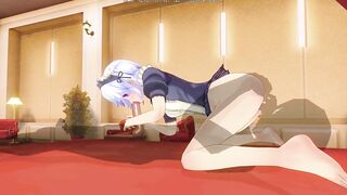 3D HENTAI Maid fucks in 69 position