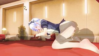 3D HENTAI Maid fucks in 69 position
