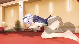 3D HENTAI Maid fucks in 69 position