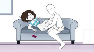 Depressi0n fucks me hard and mercilessly on the sofa | Oc - Animatic