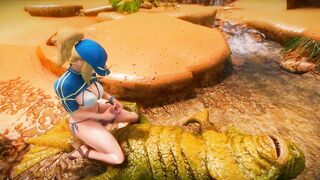 Mysterious Heroine Had Fantasy Sex with Robot Conceived Waterside 3d Hentai NSFW NTR Part 2