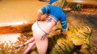 Mysterious Heroine Had Fantasy Sex with Robot Conceived Waterside 3d Hentai NSFW NTR Part 2