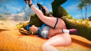 Mysterious Heroine Had Fantasy Sex with Robot Conceived Waterside 3d Hentai NSFW NTR Part 1