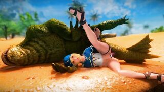 Mysterious Heroine Had Fantasy Sex with Robot Conceived Waterside 3d Hentai NSFW NTR Part 1