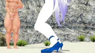 【SEX-MMD】Haku Erotic Donut Hole【R-18】