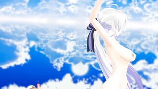 【SEX-MMD】Haku Erotic Donut Hole【R-18】