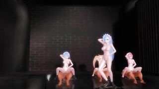 【SEX-MMD】RaM-ReM-Beatrice - PiNK CAT Sex Dance【R-18】